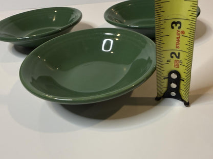 Anfora Mexico Green Stoneware Soup Cereal Bowls Set of 3 Restaurant Ware 2011