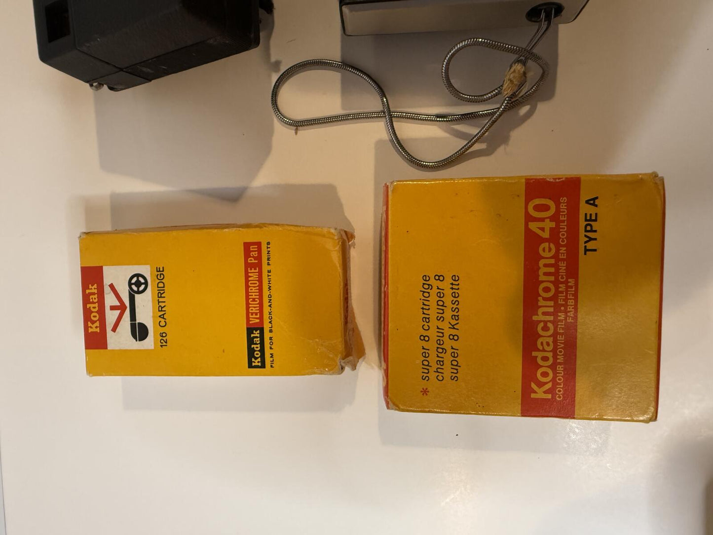 Kodak Instamatic X-15 Disc 4000 Camera Lot w/ Vintage Film Boxes