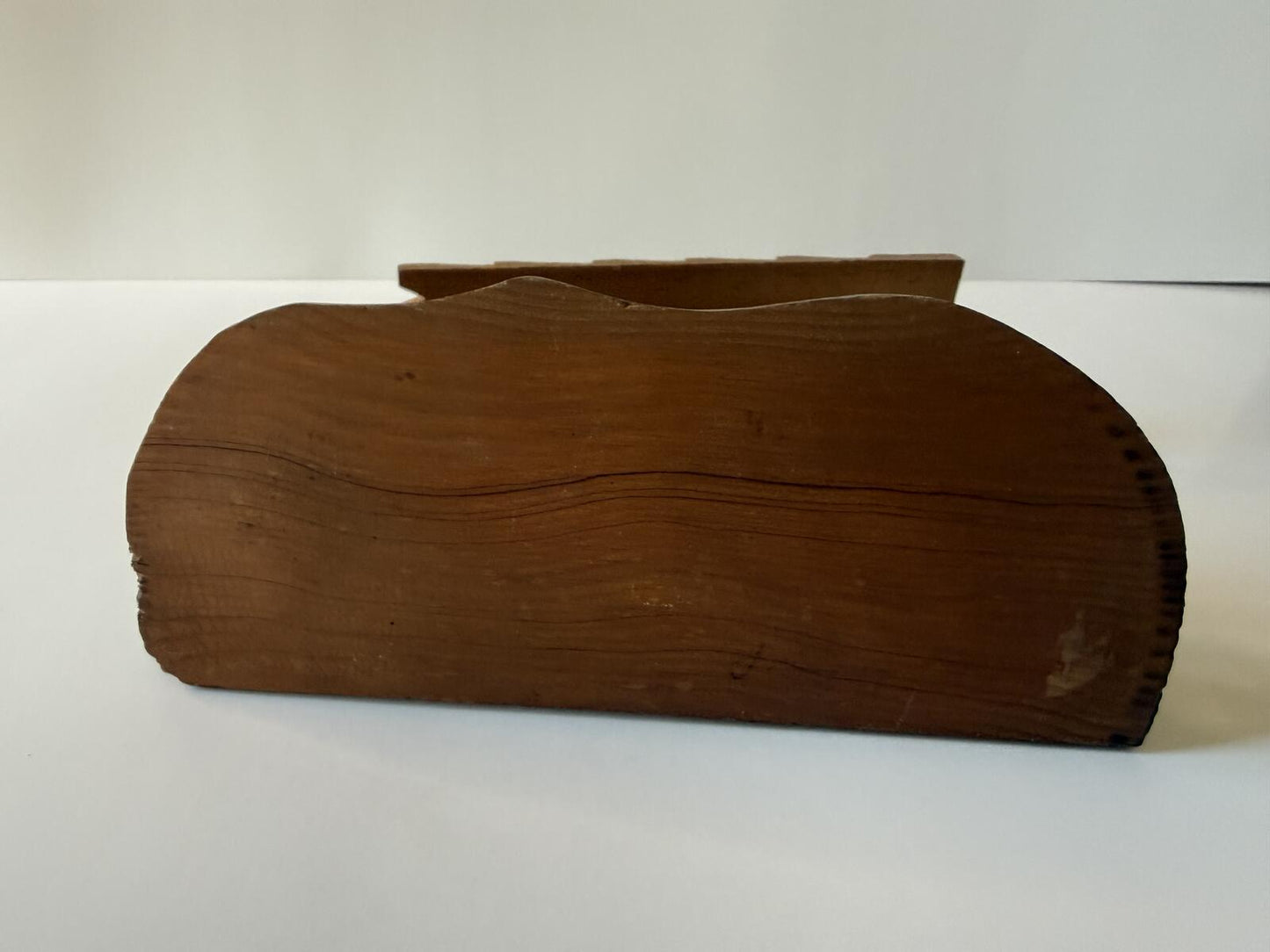 Vintage Handmade Wooden Nativity Scene Christmas Manger 1978