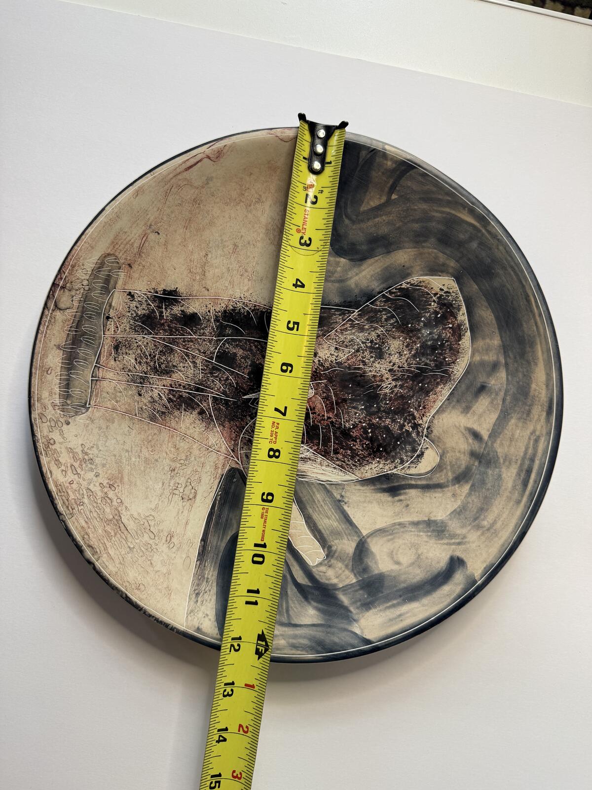 Handcrafted in Kenya Elephant Wall Art Plate Decor 12” African Safari Wildlife