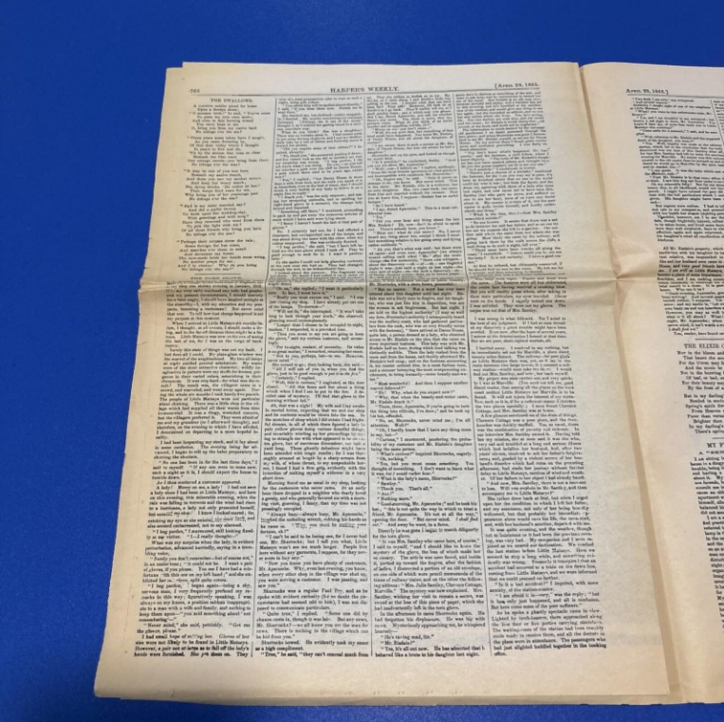 1865 HARPER’S WEEKLY NEWSPAPER ~ LINCOLN ASSASSINATION ~ JOHN WILKES BOOTH