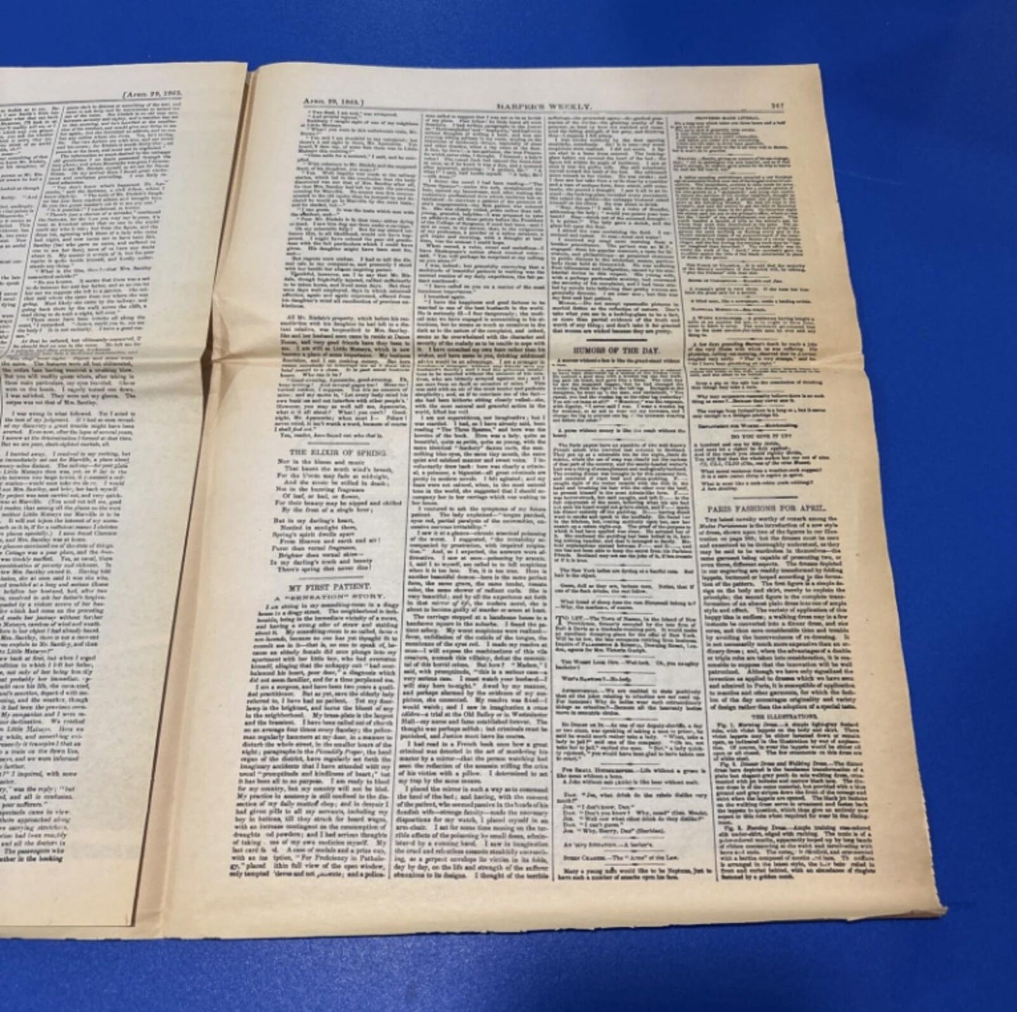 1865 HARPER’S WEEKLY NEWSPAPER ~ LINCOLN ASSASSINATION ~ JOHN WILKES BOOTH