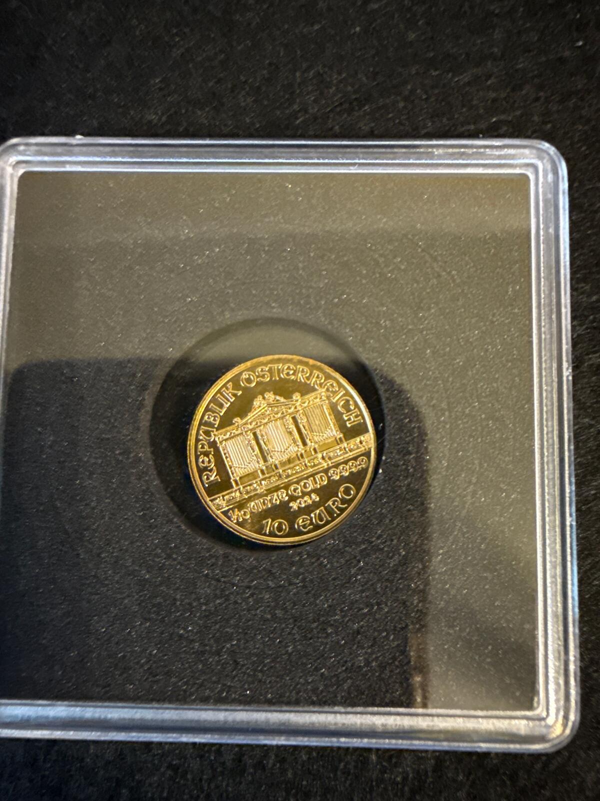 2024 Republic Osterreich 10 Euro Philharmonic 1/10oz .9999 gold