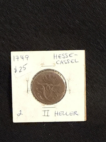 1749 Hesse-Cassel - 2 Heller - FC26030170