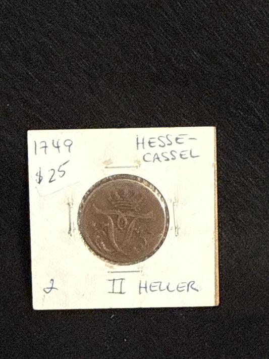 1749 Hesse-Cassel - 2 Heller - FC26030170
