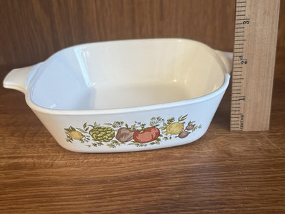 CORNING WARE Petite P-41-B 1 3/4 CUP SPICE OF LIFE - No Lid