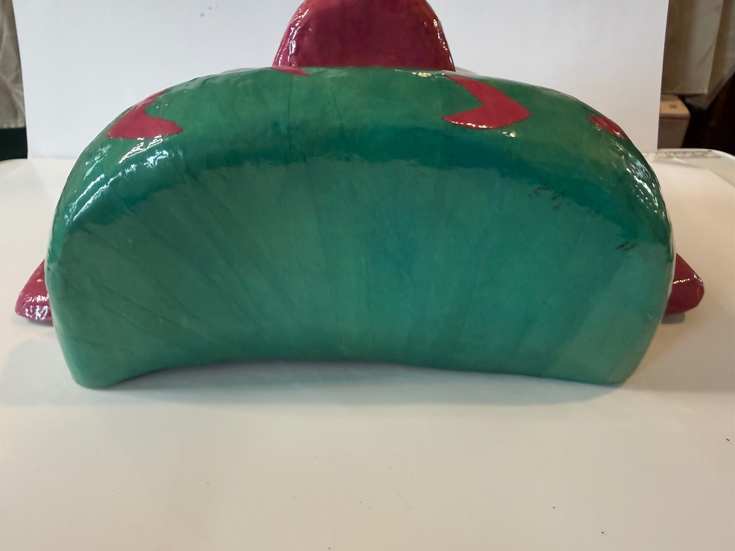 Large Hand Painted Papier Mache Tribal Wall Mask Folk Art Mexico 12-14 Inch