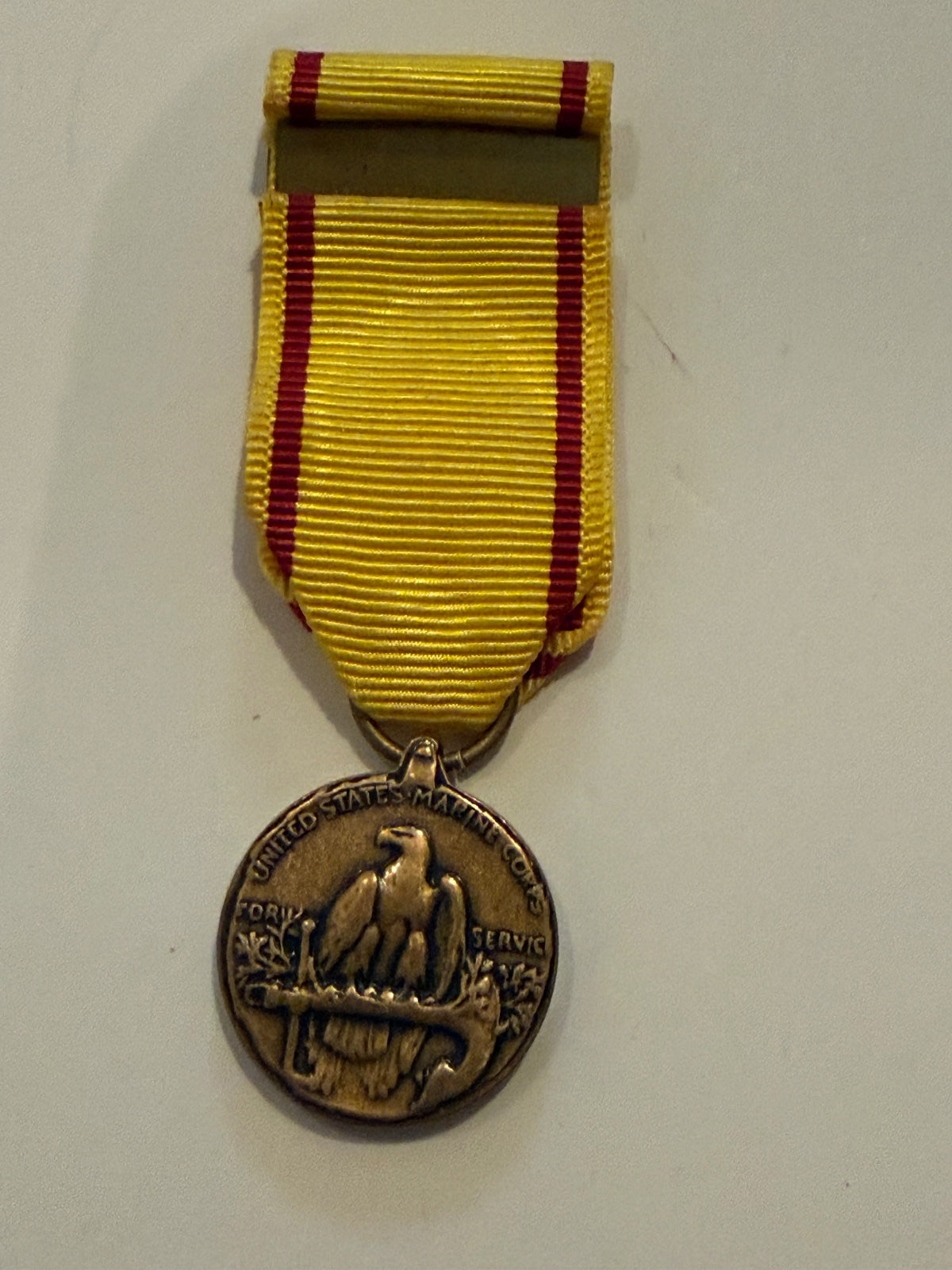 Miniature USMC China Service Medal – U.S. Marine Corps Military Medal