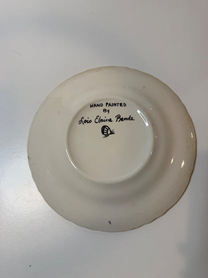 Vintage Hand Painted Mallard Duck Ceramic Plate Signed Lois Elaine Benda 9” – alternate product view 8 of 10
