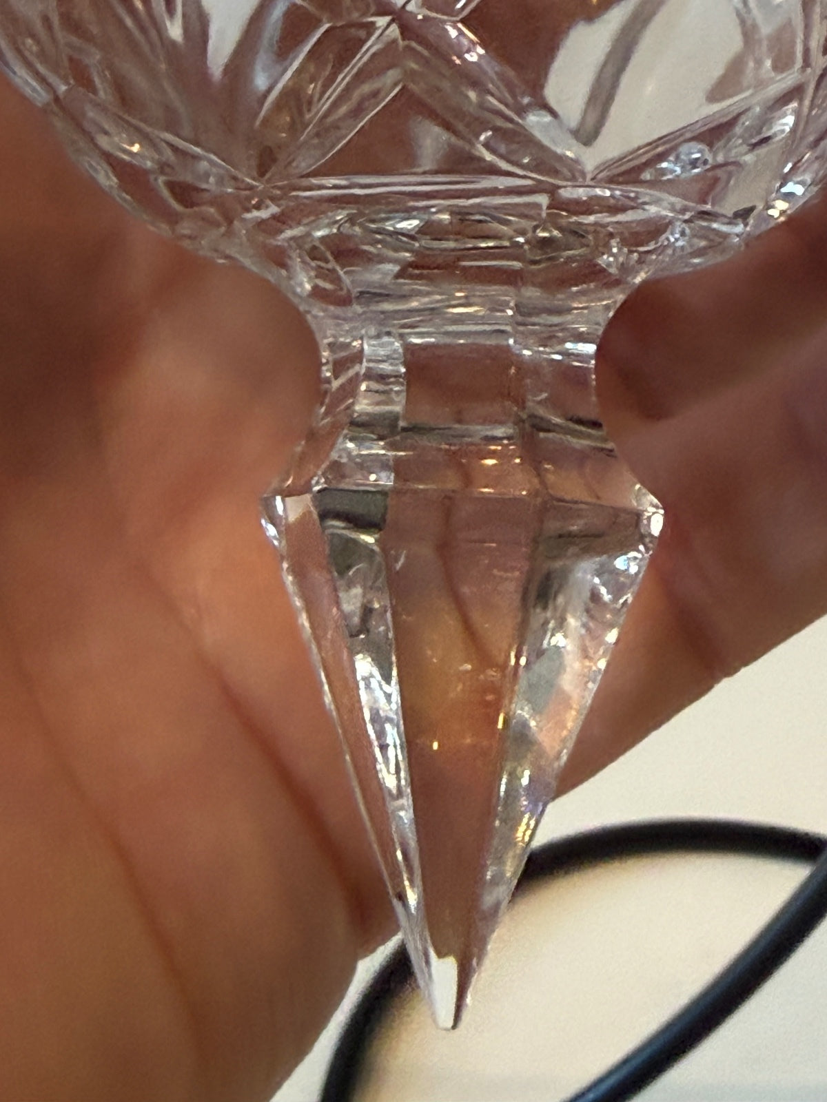 Waterford Crystal 2001 10th Annual Ball Christmas Ornament 5” Spire