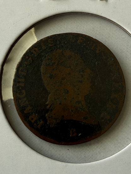1800 Austria 1 Kreuzer Coin — product photograph 3