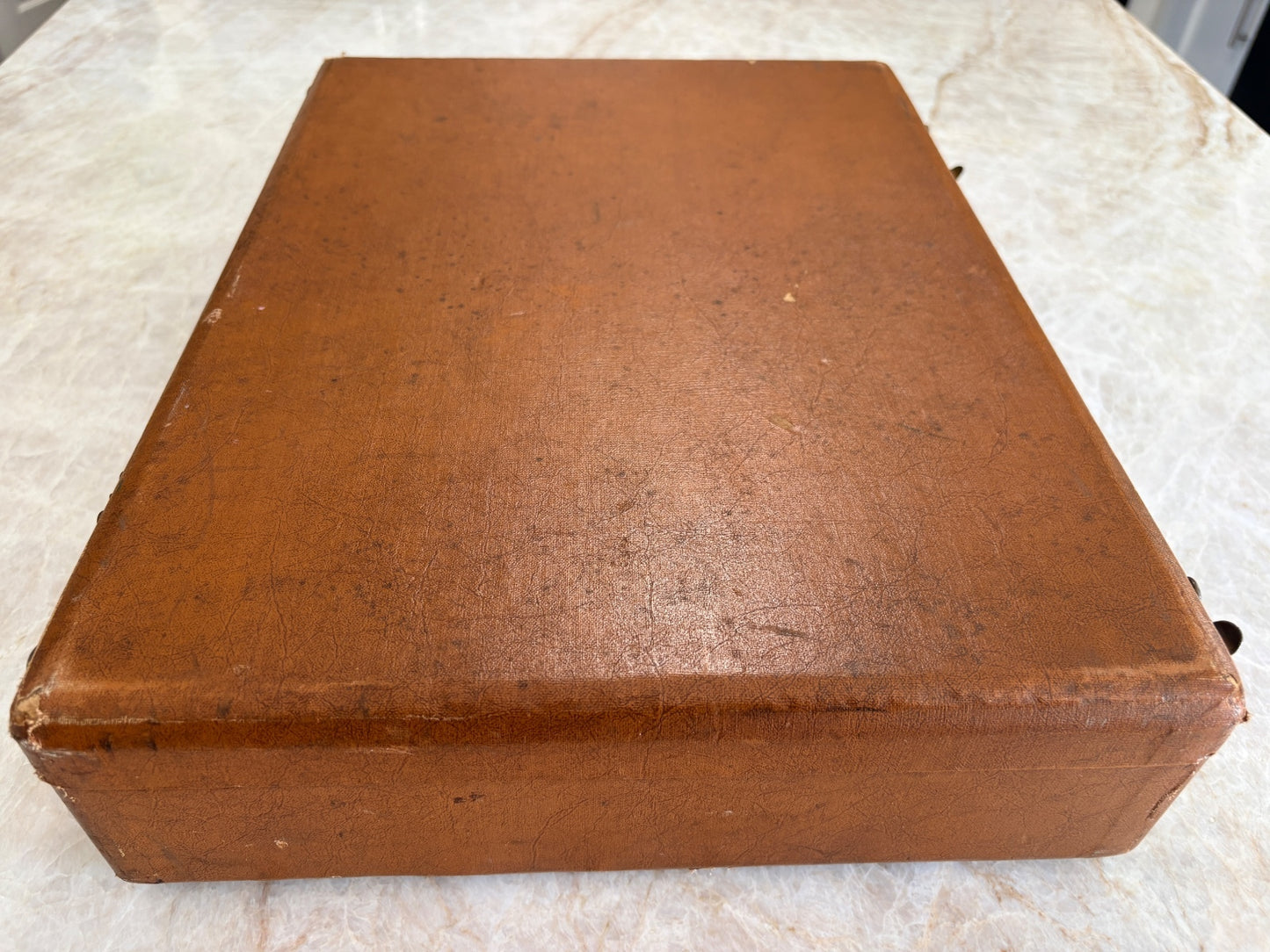 Vintage Youngstown Kitchens Mullins Metal Carry Case Brown Mid Century USA