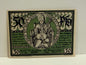 1921 Germany Alfeld an der Leine 50 Pfennig Notgeld Bishop City View