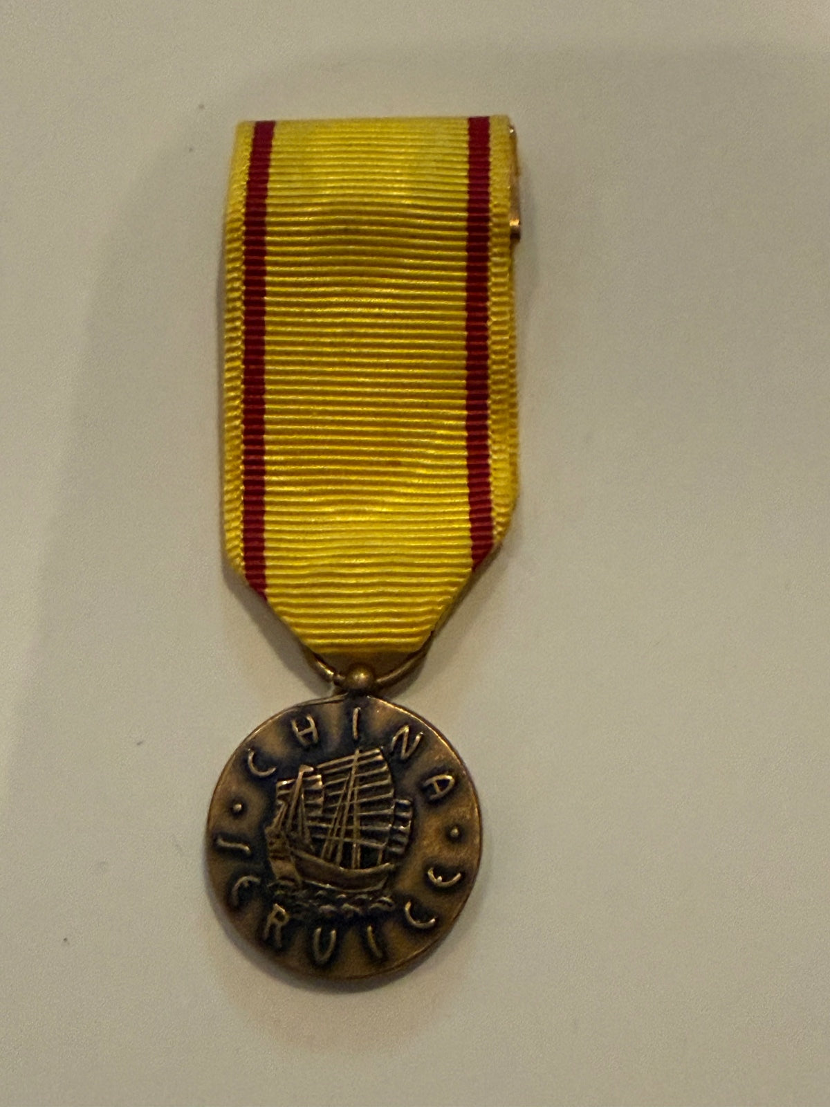 Miniature USMC China Service Medal – U.S. Marine Corps Military Medal