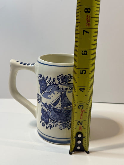 Vintage Heineken Delft Blue Beer Stein Mug Hand Painted Holland Windmill – alternate product view 3 of 8