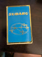 Vintage Subaru Sweden Advertising Matchbox Match Book Blue Logo Made in Sweden