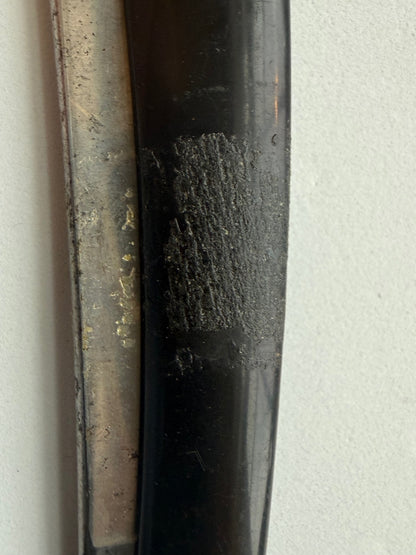 Vintage Robert Klaas Solingen Germany Straight Razor Carbon Steel Black Handle