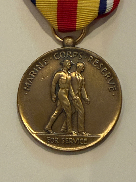Vintage U.S. Marine Corps Reserve Medal – USMC Military Service Medal