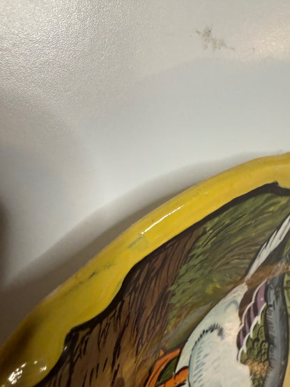 Vintage Hand Painted Mallard Duck Ceramic Plate Signed Lois Elaine Benda 9” – alternate product view 6 of 10