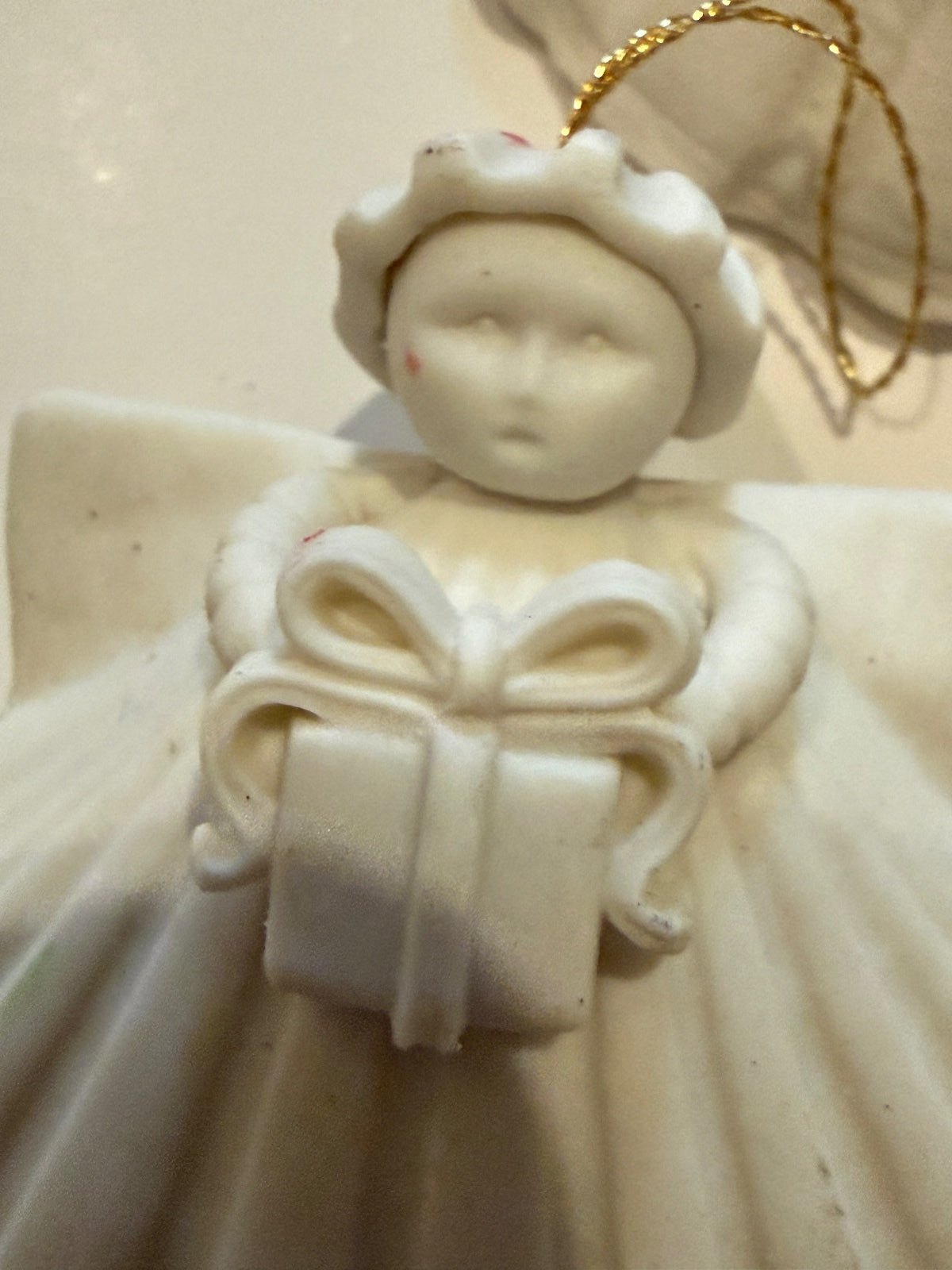 Margaret Furlong Shell Angel Ornaments Lot of 4 Bisque Porcelain 1984-1998 – alternate product view 11 of 14