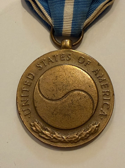 Vintage U.S. Korean Service Medal – Korean War Military Medal