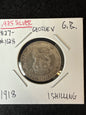 1918 Great Britain Shilling Coin — product photograph 1
