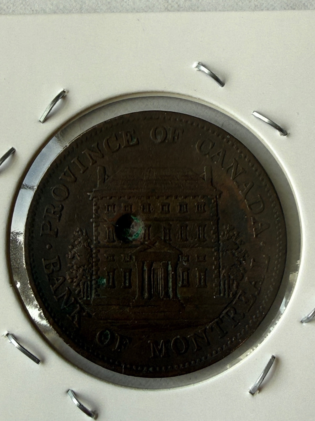 1842 Bank of Montreal Collectible – Reverse Hole — product photograph 3