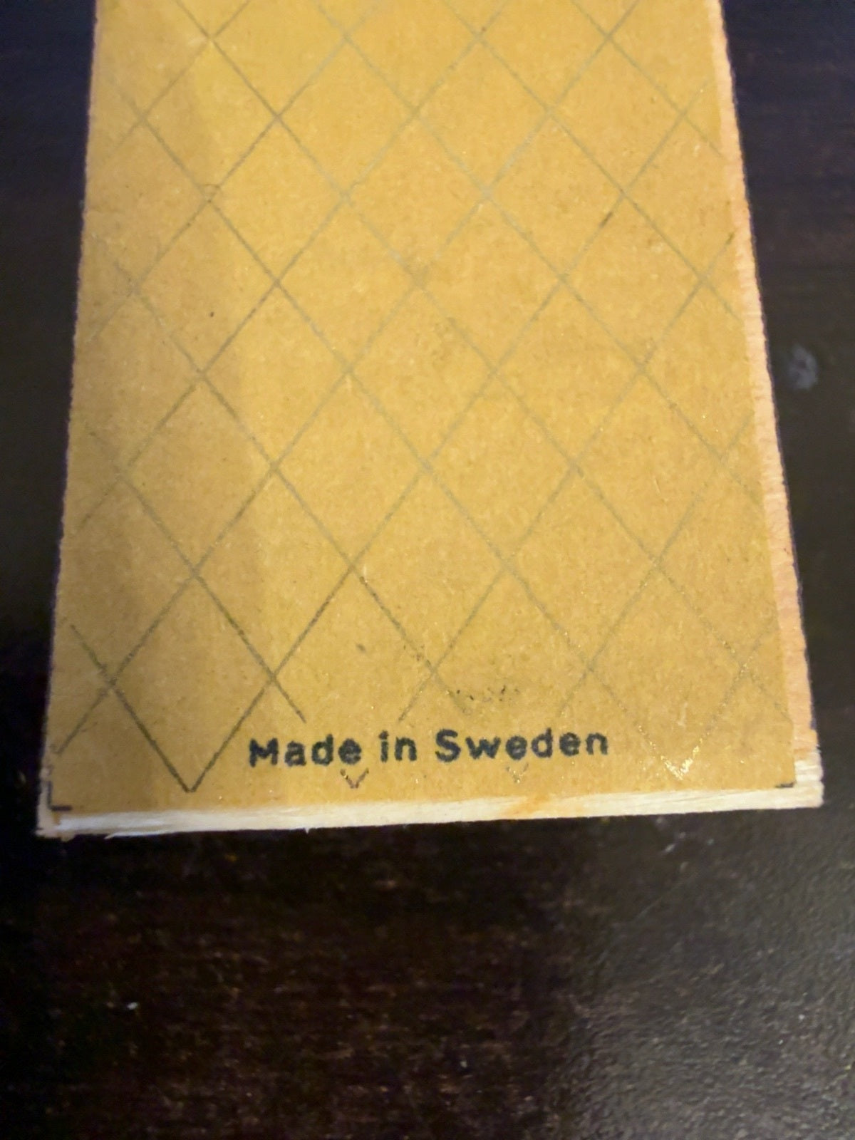 Vintage Subaru Sweden Advertising Matchbox Match Book Blue Logo Made in Sweden
