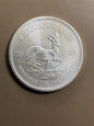 2025 South Africa 1 oz Silver Krugerrand .999 Fine Silver 1 Rand BU Coin