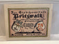1922 Germany Pritzwalk 75 Pfennig Notgeld Historic Illustrated Note - 105