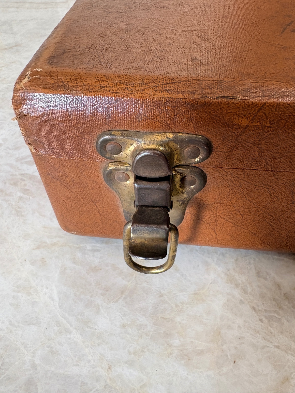 Vintage Youngstown Kitchens Mullins Metal Carry Case Brown Mid Century USA