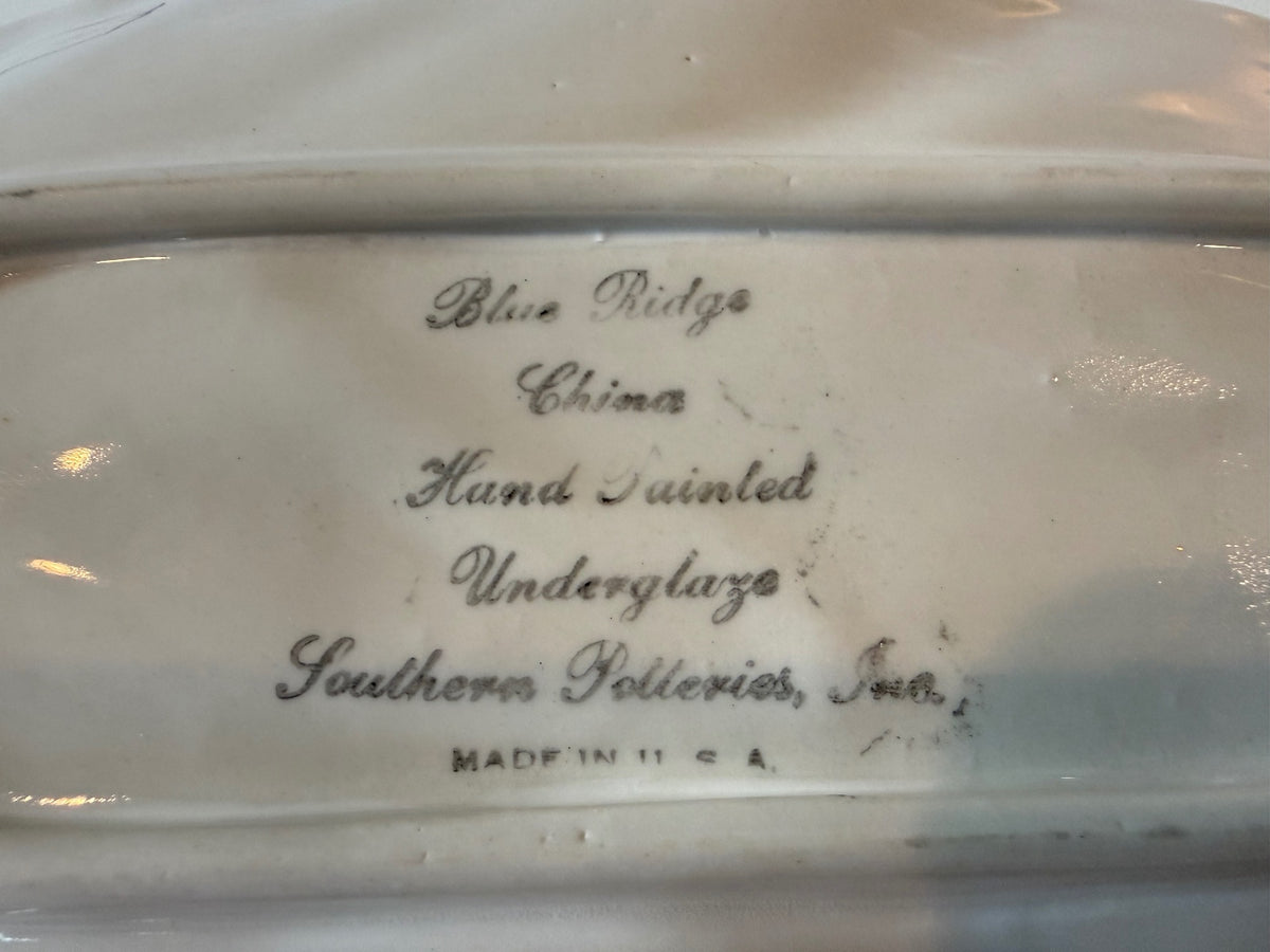 Blue Ridge Verna Hand-Painted Leaf Dish – Southern Potteries — product photograph 9