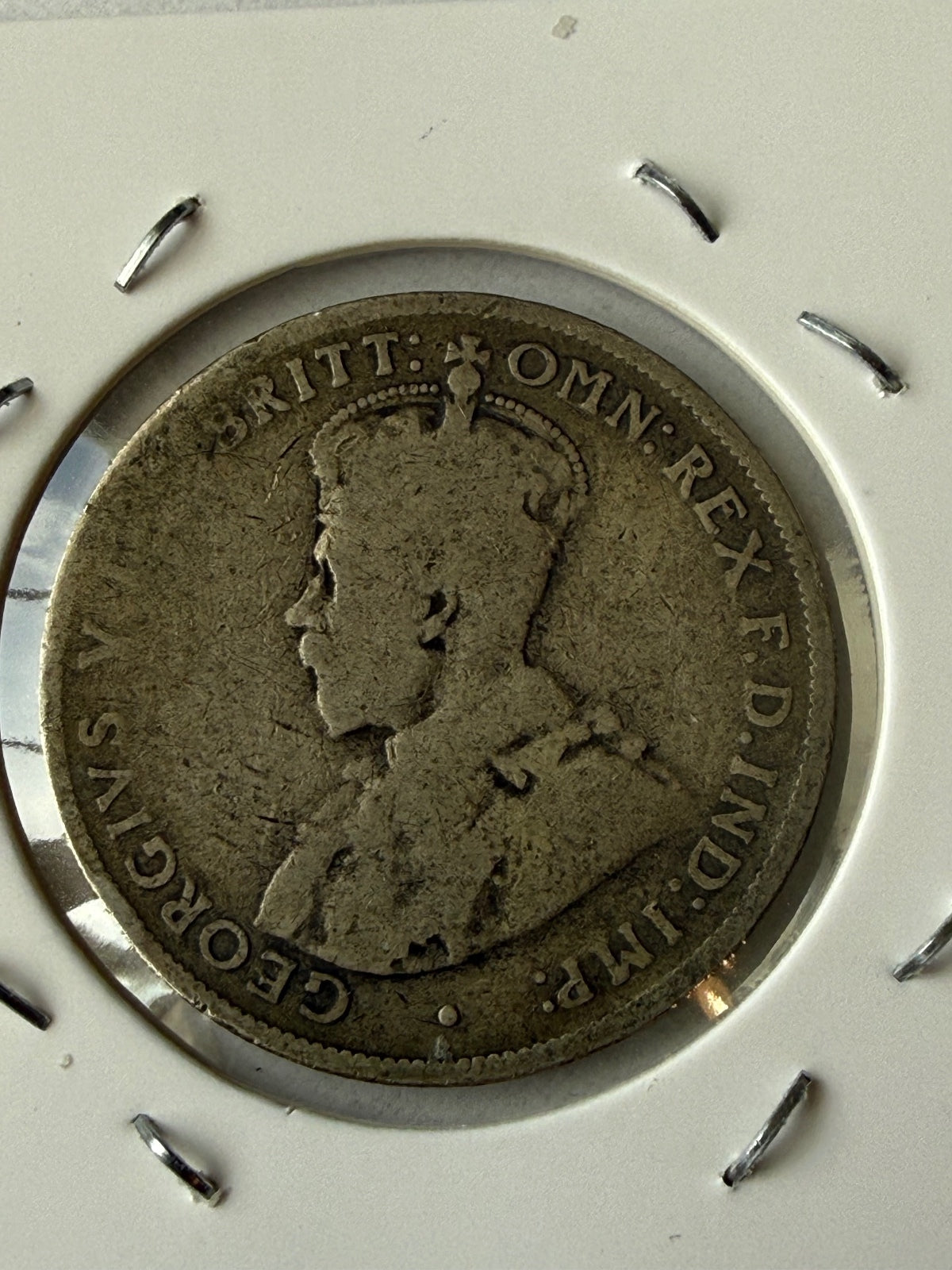 1915-H Australia Florin / Two Shillings Coin — product photograph 3