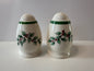 Vintage Spode Christmas Tree Egg-Shaped Salt & Pepper Shakers - Made in England