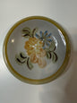 Louisville Stoneware Hand Painted Floral Dish Bowl 4.5” Kentucky Vintage