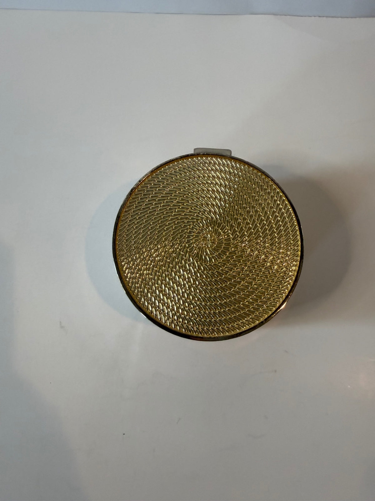 Vera Wang Wedgwood Silver Tone Trinket Box Gold Tone Lid Velvet Lined