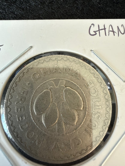 1967 Ghana 20 Pesewas Coin — product photograph 2