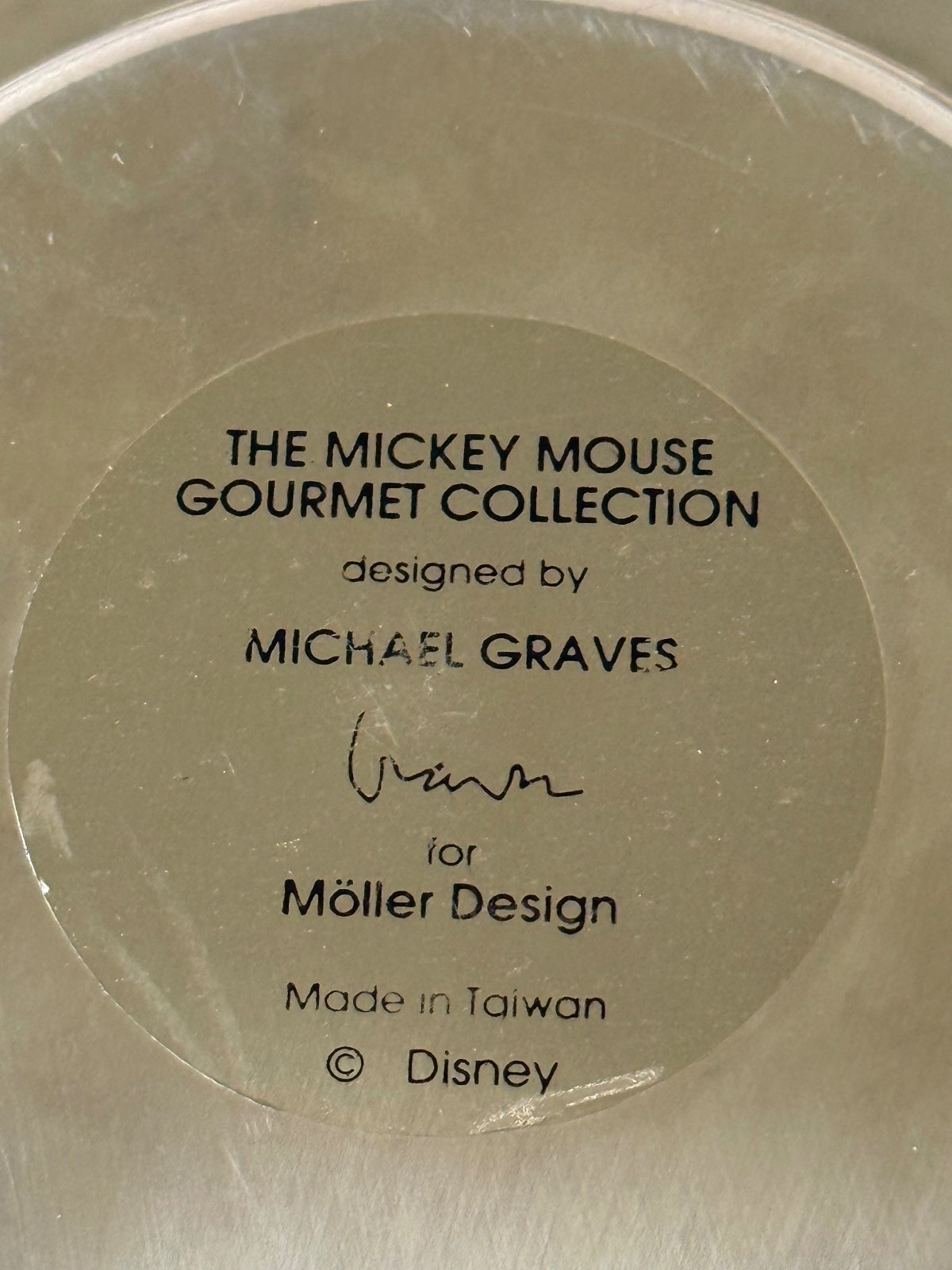 Disney Mickey Mouse Gourmet Collection Michael Graves Trivet Plate Möller