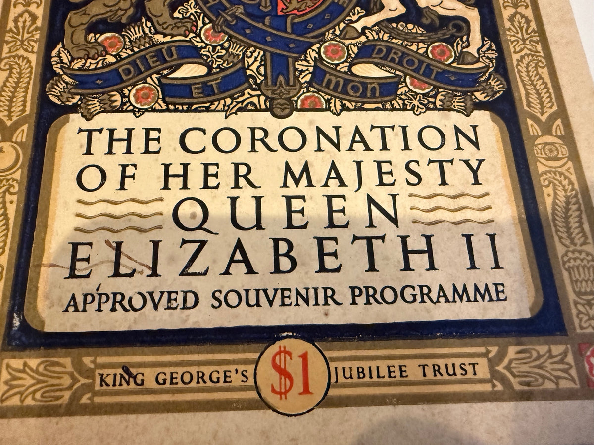 1953 Queen Elizabeth II Coronation Official Souvenir Program – alternate product view 2 of 10