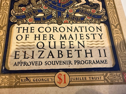 1953 Queen Elizabeth II Coronation Official Souvenir Program – alternate product view 2 of 10