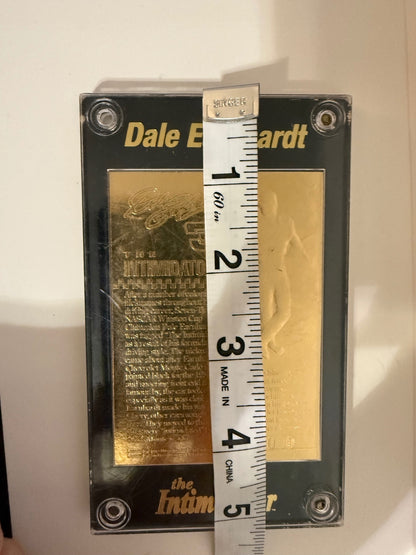 Dale Earnhardt Sr. #3 The Intimidator Gold Performance 22K Gold NASCAR Plaque