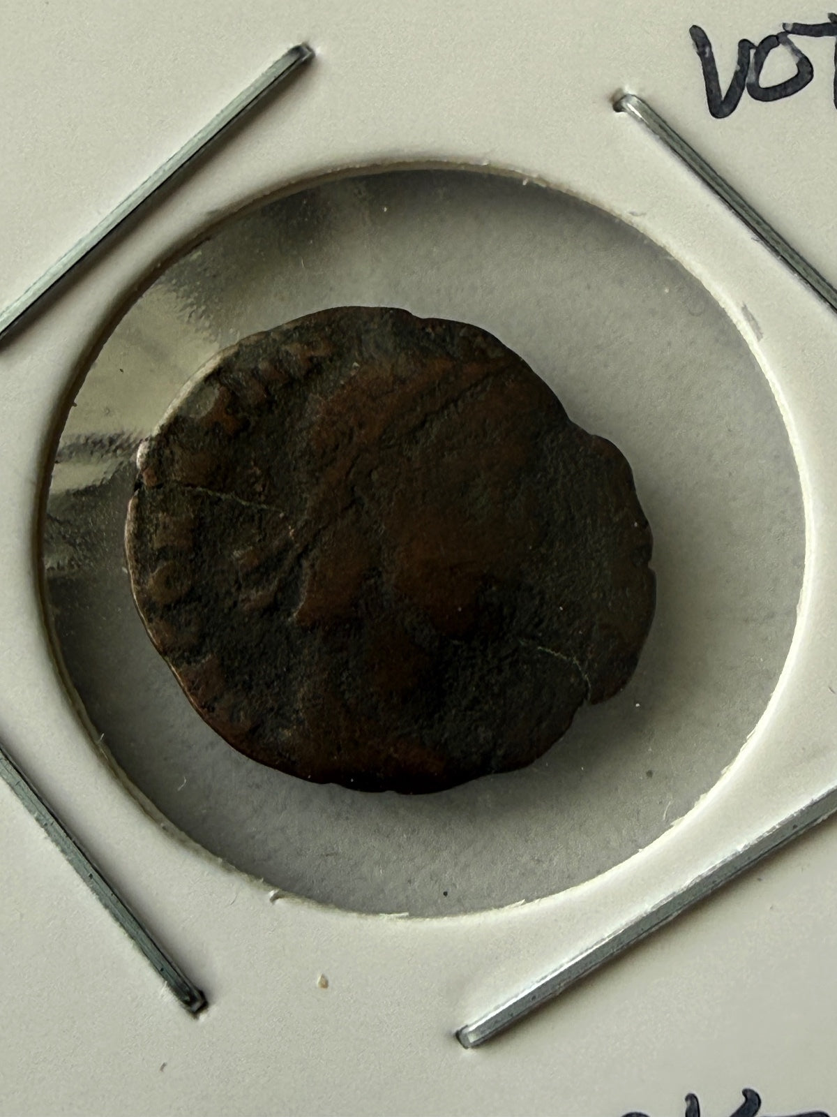 Constantius II Roman Bronze Coin – Cyzicus, AD 347–348 — product photograph 2