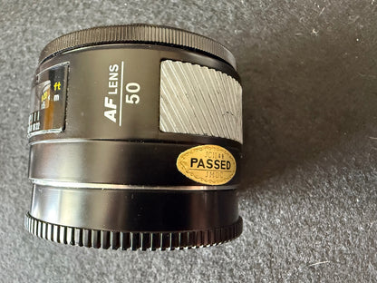Minolta Maxxum AF 50mm f/1.7 Prime Lens Sony A Mount 49mm Made in Japan – alternate product view 8 of 12
