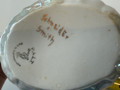 Antique PALT Czechoslovakia Porcelain Basket – Gold Gilt — product photograph 7