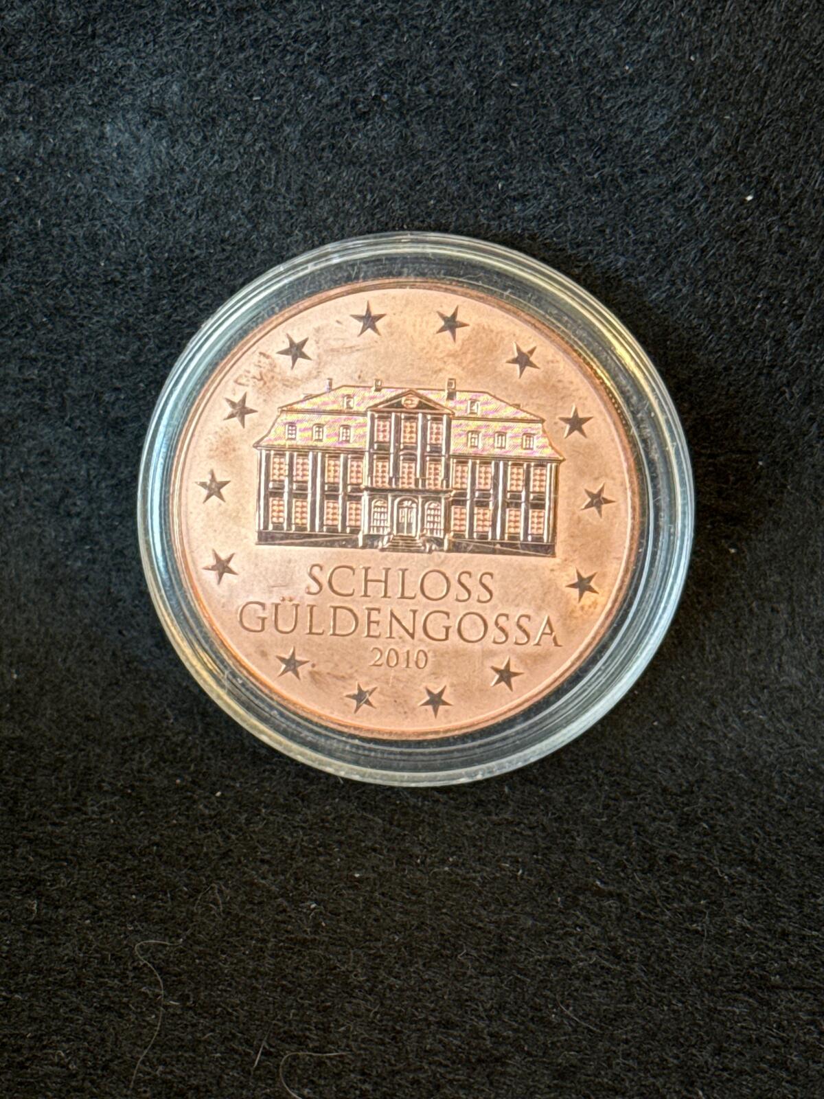 1 oz Copper Round - Schloss Guldengossa 2010 (Geiger) - CB26030029