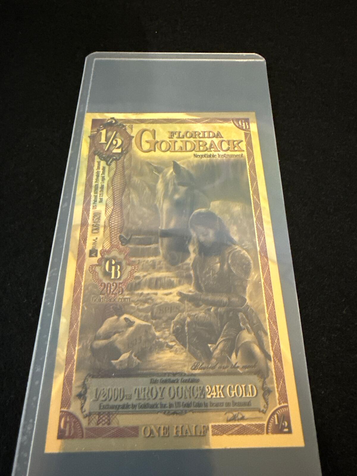 Florida 1/2 Goldback - GB26030022