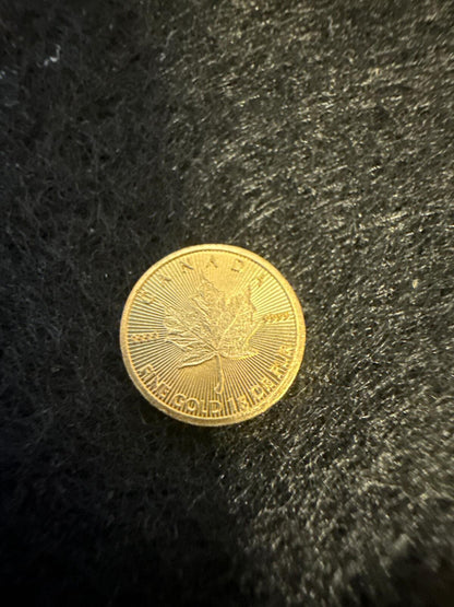 2020 Canada Maple Leaf 1 Gram .9999 Fine Gold