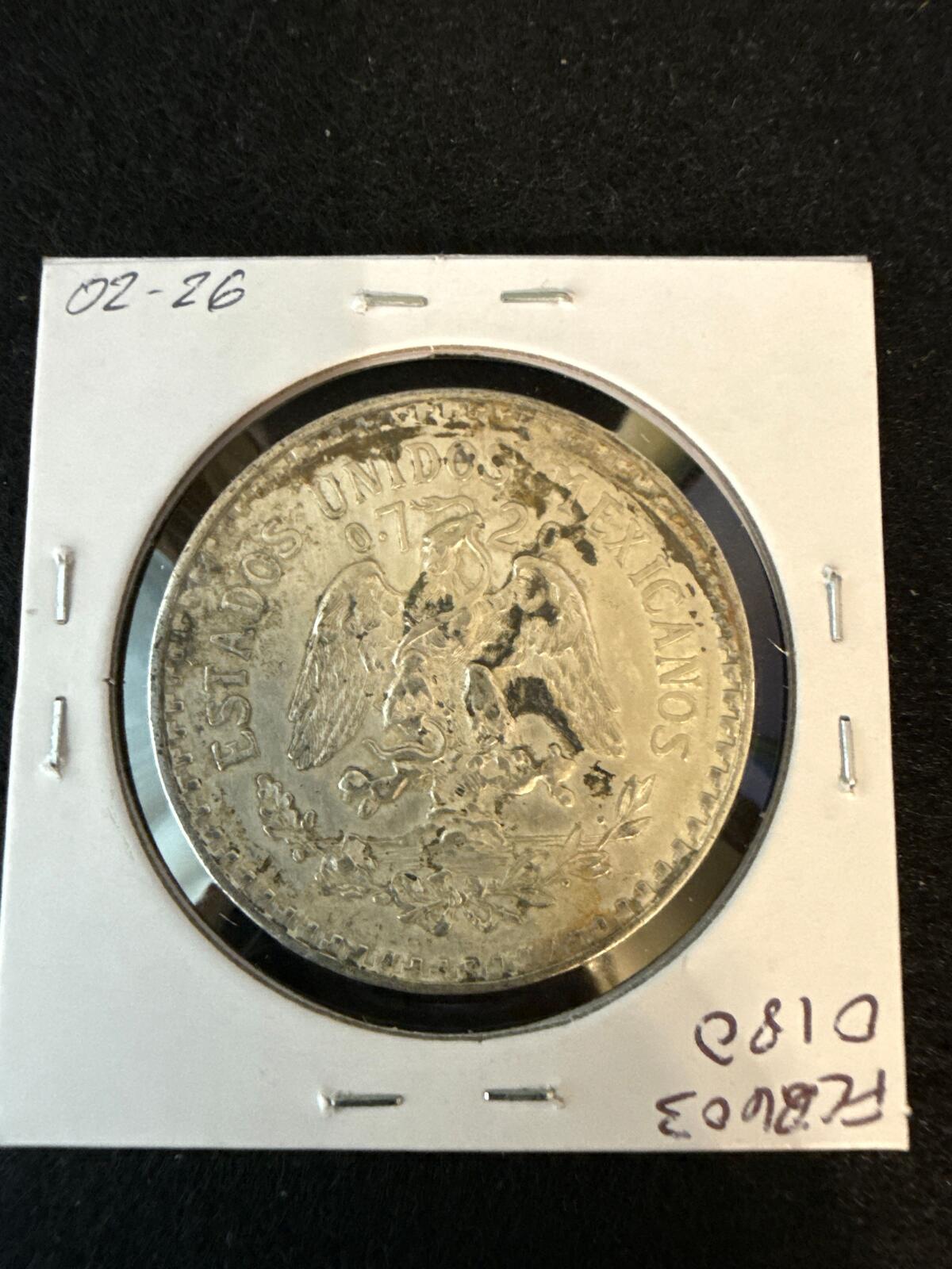 1932 Mexico Un Peso .720 silver - FC26030180