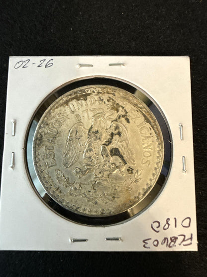 1932 Mexico Un Peso .720 silver - FC26030180