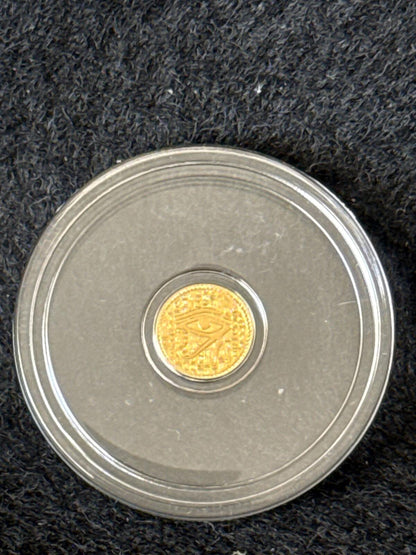 1/500th 24K Gold Round "Eye of Ra" - GB26030012